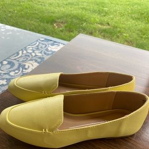 New yellow loafers